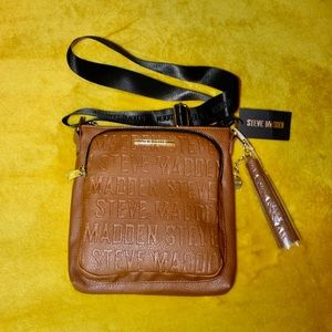 Steve Madden Cognac Crossbody Bag